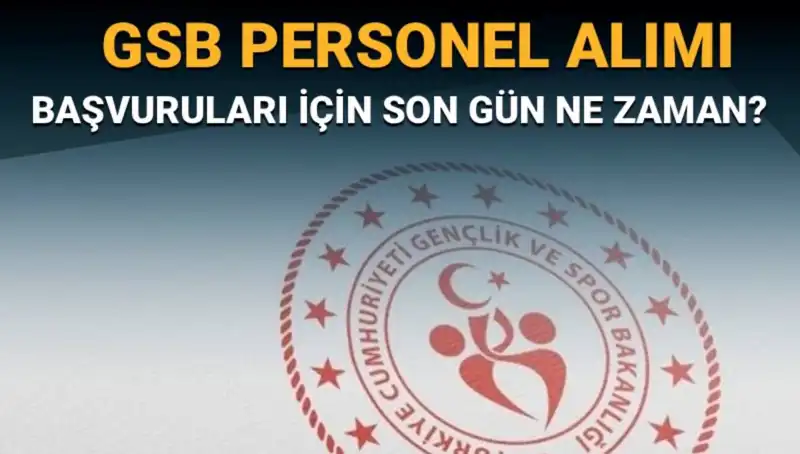 Gençlik ve Spor Bakanlığı Personel Alımı Başvuruları İçin Son Gün Geldi Çattı!