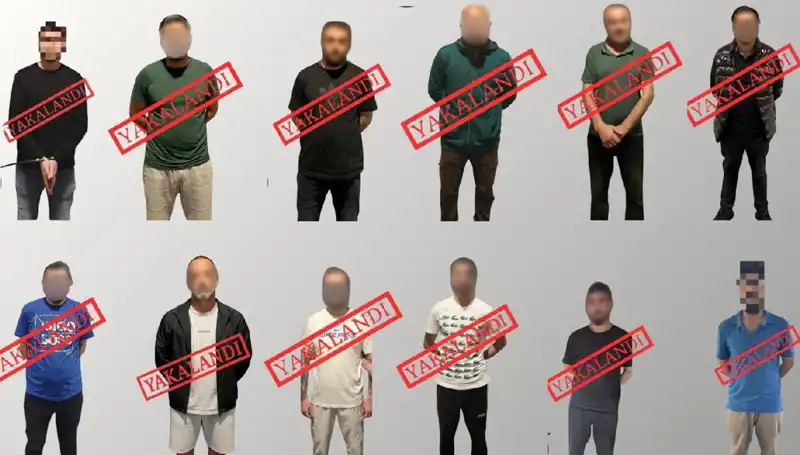 Kırmızı Bültenle Aranan 12 Suçlu Operasyonla Yakalandı!