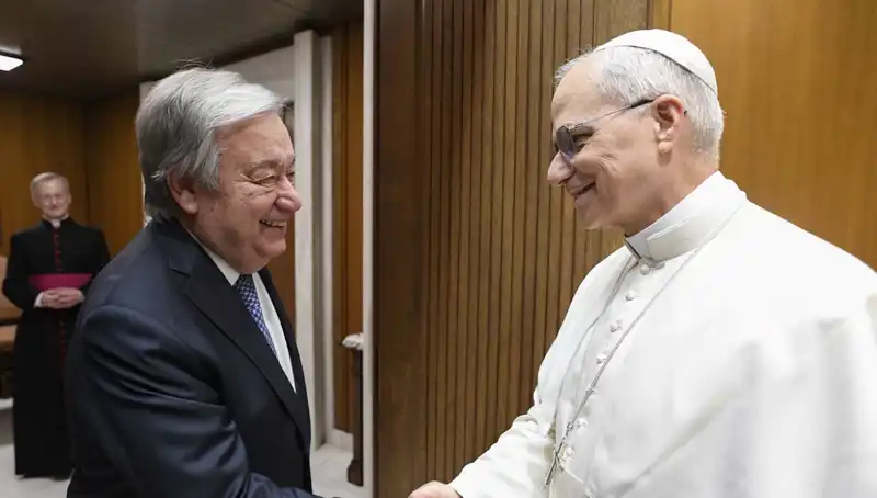 Papa Leo ile Guterres, Küresel Barış İçin Buluştu