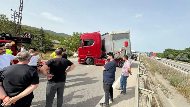 Seyir Halindeyken Arı Soktu: Trafiği Kilitleyen Şok Olay!