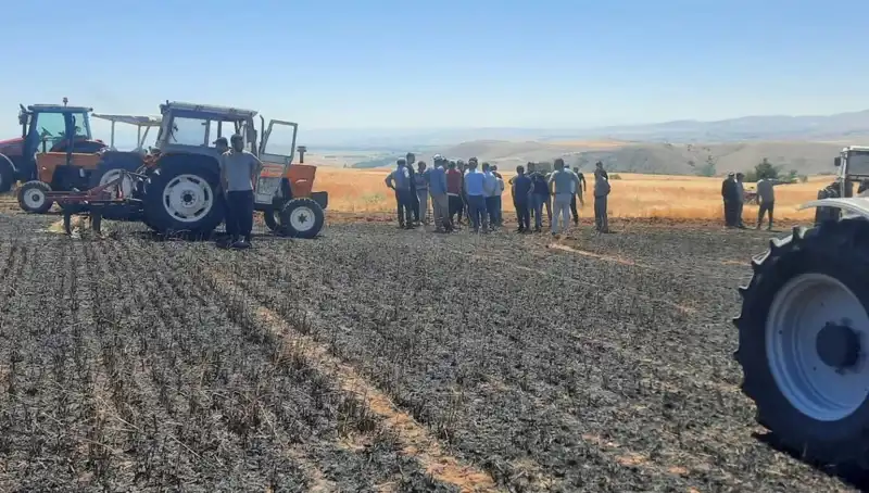 Yozgat’ta Yüzlerce Dönüm Tarım Arazisi Küllere Karıştı