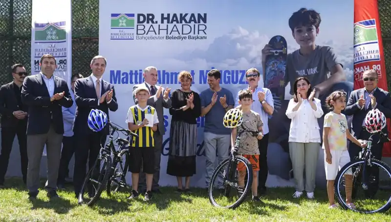 Bahçelievler'de Gençlere Özel Mattia Ahmet Minguzzi Skate Parkı Açılışı Yapıldı