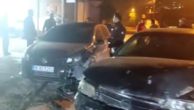 Çevirmeden kaçarken kaza yapan sürücülerin ilginç hikayesi