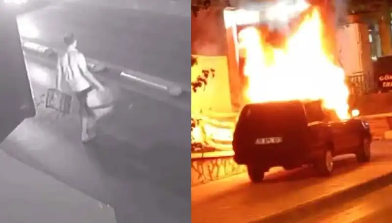 Eşinin Boşanma Arifesinde Araçını Yakan Kişi Gözaltına Alındı