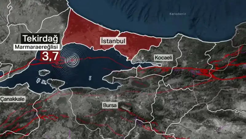 Marmara Denizi'nde Beklenmedik Deprem! 3,7 Büyüklüğündeki Sarsıntı Neleri Değiştirecek?