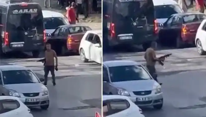 Başakşehir'de Korku Dolu Anlar: Pompalı Tüfeğiyle Sokakları Kapatan Şahıs