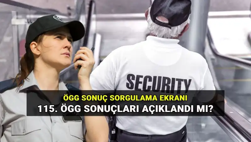 EGM 115. Dönem Özel Güvenlik Sınav Sonuçları Önümüzdeki Günlerde Açıklanıyor!