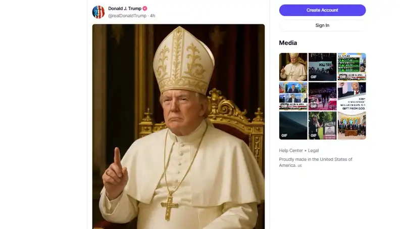 Trump, Papalıkta Kendi Portresini Paylaştı: Skandalın Ardındaki Gerçekler