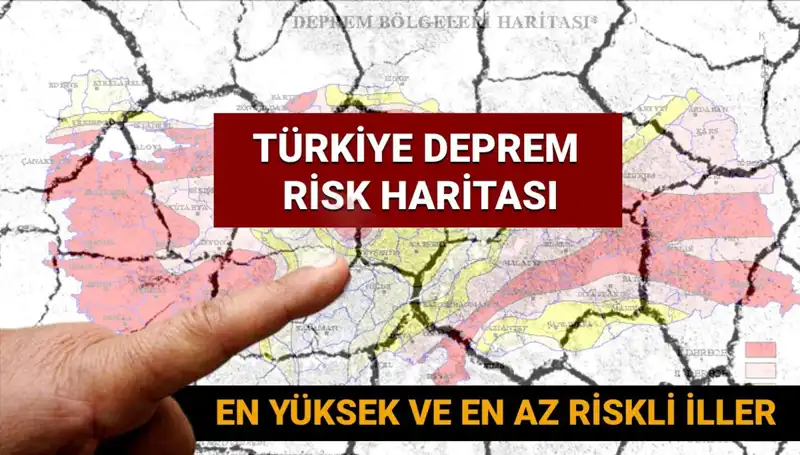 Türkiye'de Deprem Riski Haritası 2025: En Riskli ve Güvenli Şehirler Hangileri?