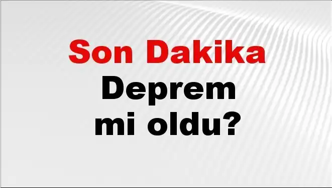 Van'da Son Dakika Depremi: Detaylar ve Gelişmeler Burada!