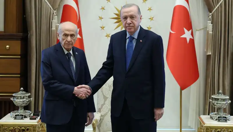 Cumhurbaşkanı Erdoğan ve Bahçeli, Kritik Toplantıda Bir Araya Geldi