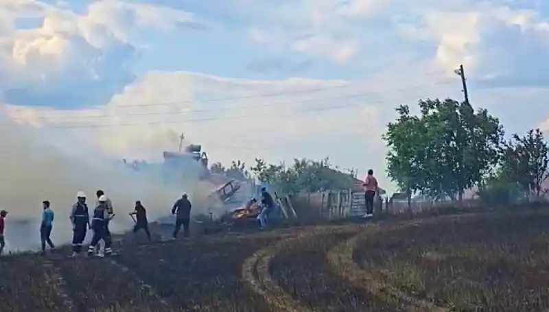 Tarlayı Kundaklayan Şüpheli, 96 Saatlik Takip Sonrası Yakalandı