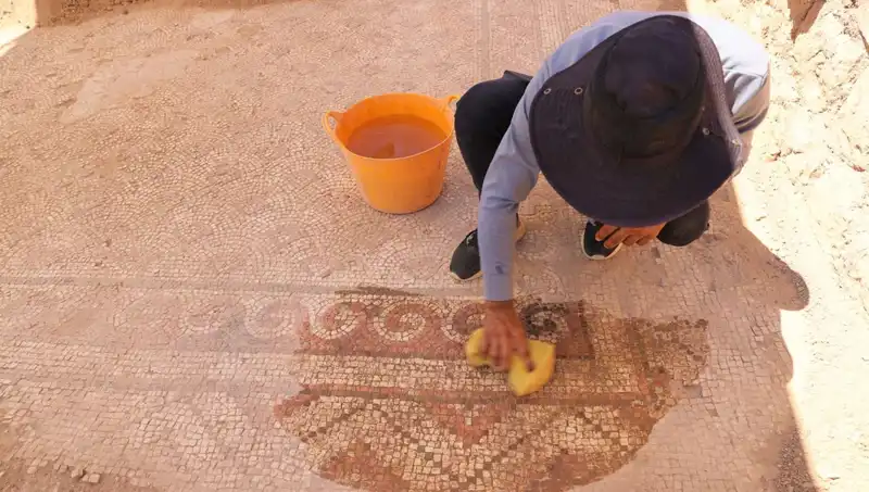 Mardin'de 1500 Yıllık Mozaik Keşfi: Geçmişin Göz Alıcı Parçaları Ortaya Çıktı!
